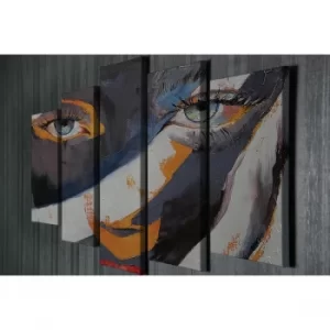 Image of BC048 Multicolor Decorative Canvas Painting (5 Pieces)