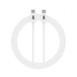 Image of Juice JUI-CABLE-TYPEC-TYPEC-1M-RND-WHT USB cable USB 3.2 Gen 1 (3.1 Gen 1) USB C White