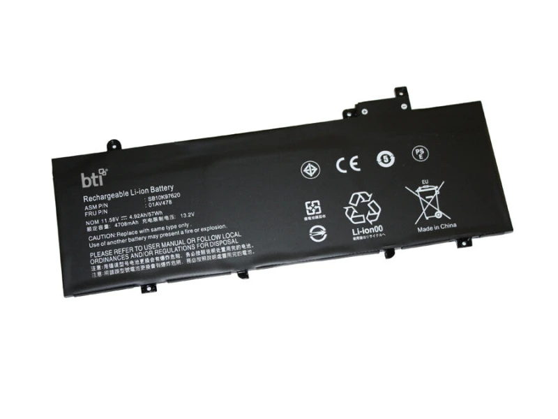 Image of BTI BTI SB10K97621 compatible 57Wh 3-cell battery for Lenovo Thinkpad T480S SB10K97621-BTI