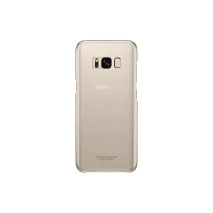 Image of Samsung EF-QG950CFEGWW Galaxy S8 Clear Cover in Gold