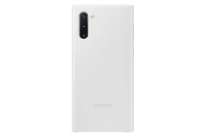 Image of Samsung Galaxy Note10 Leather Cover White (EF-VN970LWEGWW)