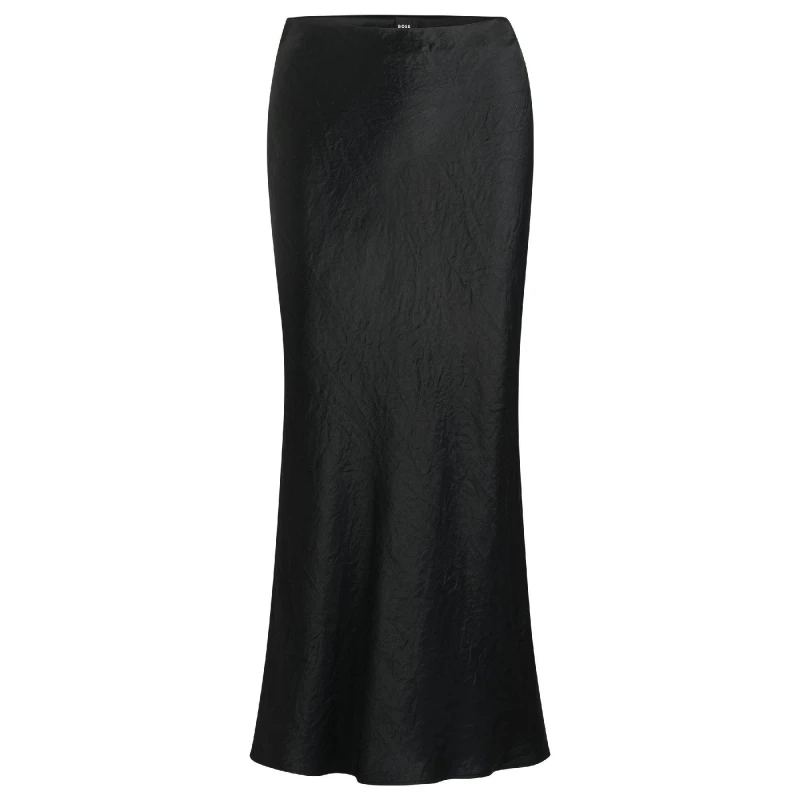 Image of Boss Womens Vesatie Jersey Skirt Black female 6 (XS)