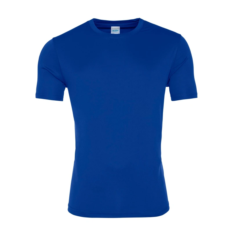 Image of AWDis AWDis Men Just Cool Smooth Short Sleeve T-Shirt in Blue Size: X-Small Blue XS Male 5057520072388