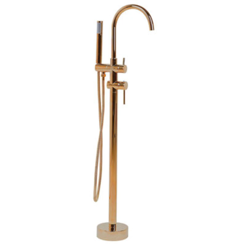 Image of Beliani Freestanding Bathtub Faucet Tugela Copper