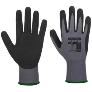 Image of AP62G8RS - sz S Dermiflex Aqua Glove - Grey/Black - Grey/Black - Portwest