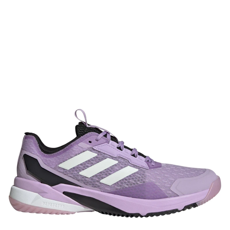 Image of adidas Crazyflight 6 Indoor Shoes Womens Plum/Met/Blk female 5 (38)