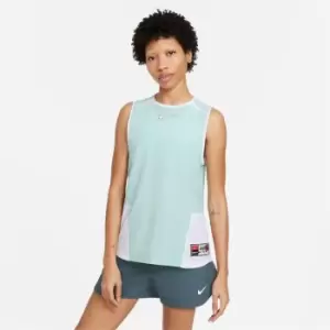 Image of Nike FC DriFit Sleeveless Football Top Womens - Blue