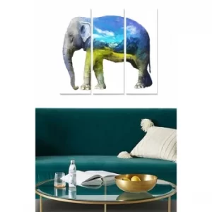 Image of MDF408237970 Multicolor Decorative MDF Painting (3 Pieces)