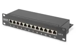 Image of Digitus CAT 6, Class E Patch Panel, shielded, black