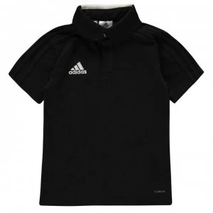 Image of adidas Condivo Polo Shirt Junior Boys - Black/White