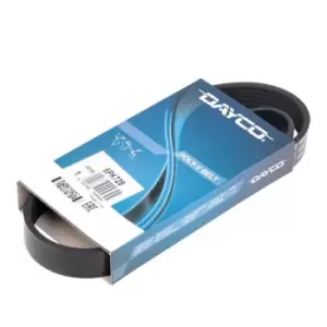 Image of DAYCO V-ribbed belt PEUGEOT,CITROEN 6PK728 5750WN,962090388,5750WN Serpentine belt,Auxiliary belt,Poly V-belt,Ribbed belt,Multi V-belt,Poly belt