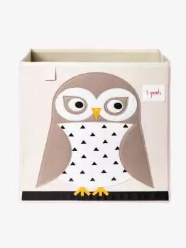 Image of 3 Sprouts Storage Box - White Owl