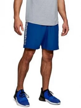 Image of Urban Armor Gear Woven Graphic Wordmark Shorts - Royal Blue
