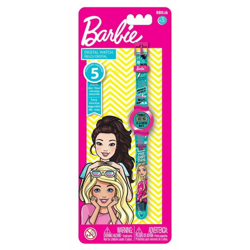 Image of Barbie 5 Function LCD Watch - Multi Multi One Size
