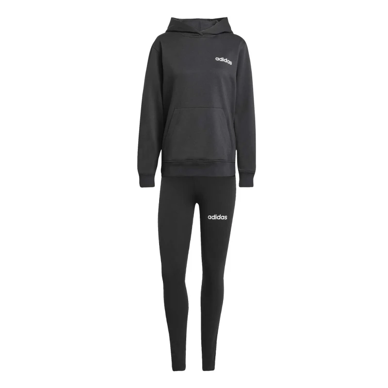 Image of Adidas Womens hooded sweatshirt adidas Leisure Noir Female S