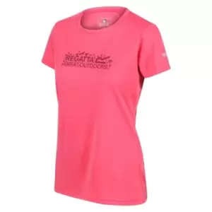 Image of Regatta Womens Fingal VI T-Shirt - Tropicl Pink