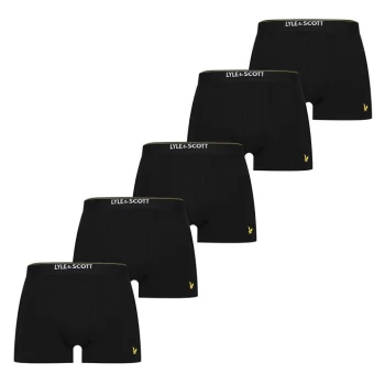 Image of Lyle and Scott Jackson 5 Pack Trunks - Black 150