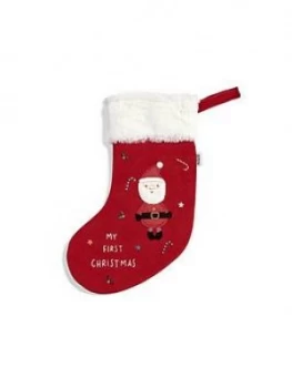 Image of Mamas & Papas Stocking Small - Santa 2020