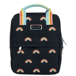Image of Loungefly Pride Canvas Rainbows Mini Backpack