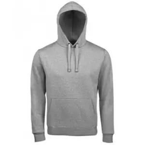 Image of SOLS Unisex Adults Spencer Hooded Sweatshirt (S) (Grey Marl)