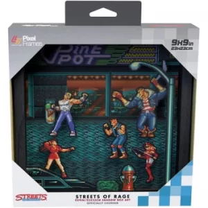 Image of Pixel Frames Streets of Rage Shadow Box Art