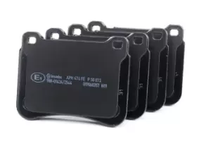 Image of BREMBO Brake pad set MERCEDES-BENZ P 50 073 0044205120,A0044205120