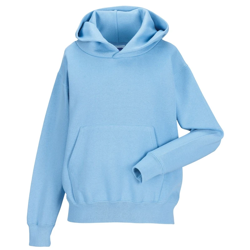 Image of Jerzees Schoolwear Jerzees Schoolgear Hooded Sweatshirt in Blue Size: 3-4 Years Blue Unisex 3-4 Years