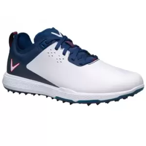 Image of Callaway 2022 Mens NITRO PRO Golf Shoes WHITE/NAVY/RED - UK9