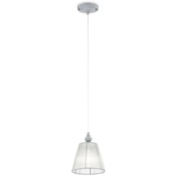 Image of Maytoni Lighting - Monsoon Dome Ceiling Pendant Lamp Grey, 1 Light, E14