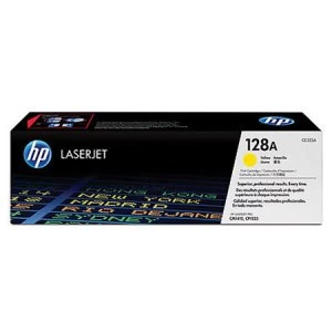Image of HP 128A Yellow Laser Toner Ink Cartridge