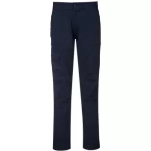 Image of Portwest Adults Unisex KX3 Cargo Trousers (32R) (Dark Navy) - Dark Navy