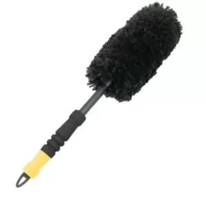 Image of Meguiars Wheel Rim Cleaning Brush Microfibre Non Scratch Cleaning Large X1901EU