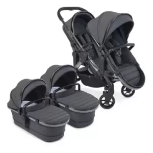 Image of iCandy Peach 7 Combo Twin Phantom Pushchair, Dark Grey
