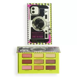 Image of Makeup Revolution X Emily In Paris Camera Queen Eyeshadow Palette