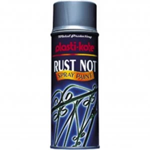 Image of Plastikote Metal Primer Aerosol Spray Paint Grey 400ml