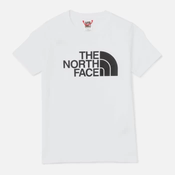 Image of The North Face Boys' Youth Short Sleeve Easy T-Shirt - White - 6 Years