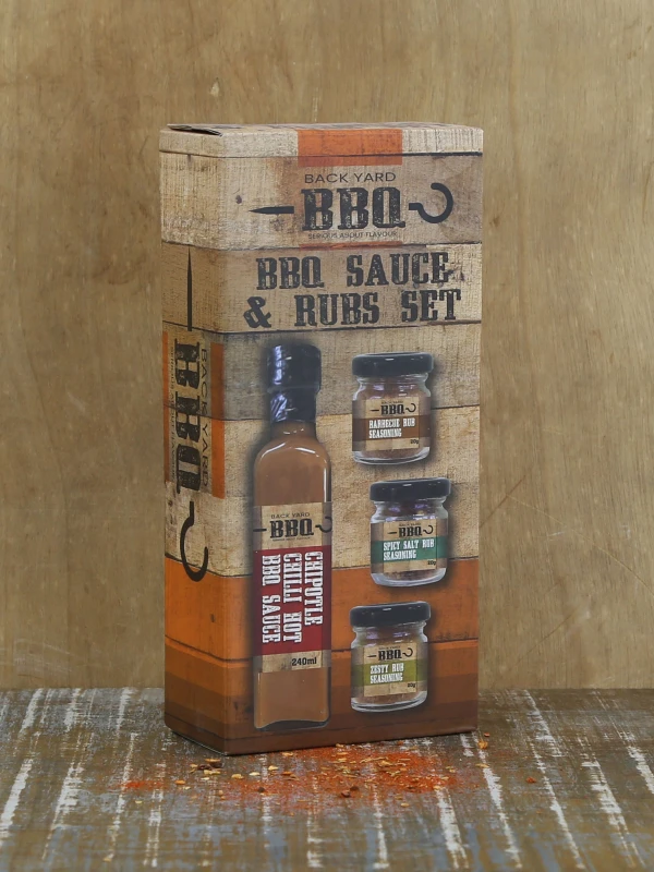 Image of Kimm and Miller (UK) Ltd Kimm and Miller (UK) Ltd BBQ Sauce and Rub Selection in Beige Size: 337g Beige 337g Unisex 5055475461509