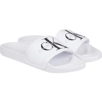 Image of Calvin Klein Jeans Calvin Klein Jeans Monogram Slide - Bright White
