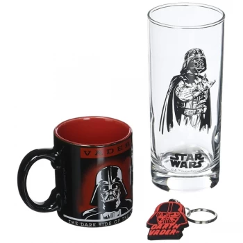 Image of Star Wars - Dark Vador (Glasses + Keyring + Mini Mug) Gift Box