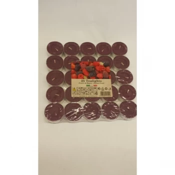 Image of Price's Candles Tealights Pack 25 Mixed Berries
