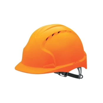 Image of EVO2 Vented Orange Safety Helmet - JSP