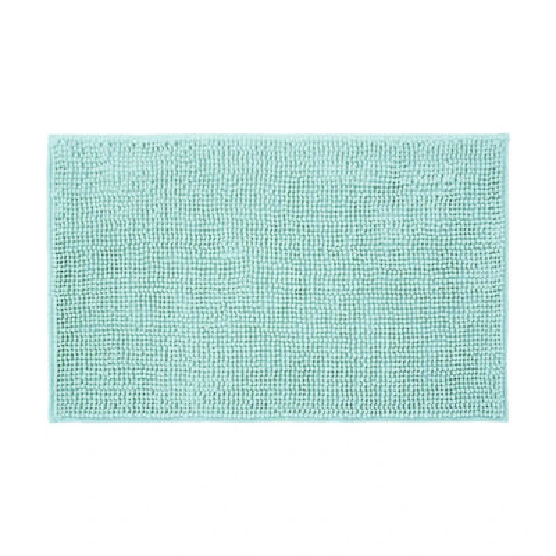 Image of Allure Bath Fashions Chenille Bobble Bath Mat Non Slip 50 X 80Cm - Duckegg
