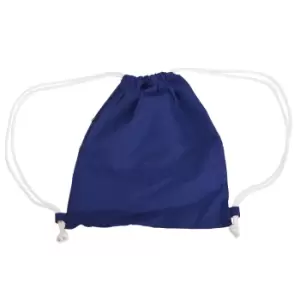 Image of Bagbase Icon Drawstring Bag/Gymsac (One Size) (French Navy)