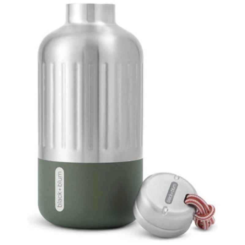 Image of Black + Blum Explorer Bottle Silver/Green Dark Green unisex