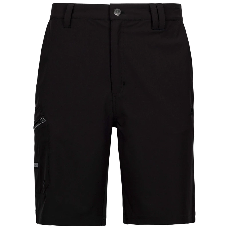 Image of Trespass Trespass Men Upwell TP75 Casual Shorts in Black Size: Small Black S Male 5063470739011