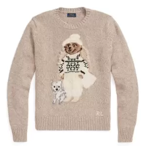 Image of Polo Ralph Lauren Winter Bear Jumper - Beige