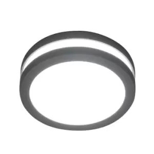 Image of Ano 1 Light Outdoor Wall / Ceiling Lantern Light Graphite IP54