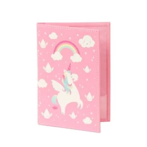 Image of Sass & Belle Rainbow Unicorn Passport Holder