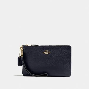 Image of Coach Small Wristlet Purse Blue