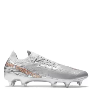 Image of New Balance Furon V7 Pro Soft Ground Football Boots - Silver